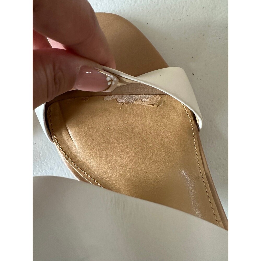 NWOT Michael Kors MK Women's Glenda Double Leather Straps Slide Mule Sandals 9M - Picture 8 of 8